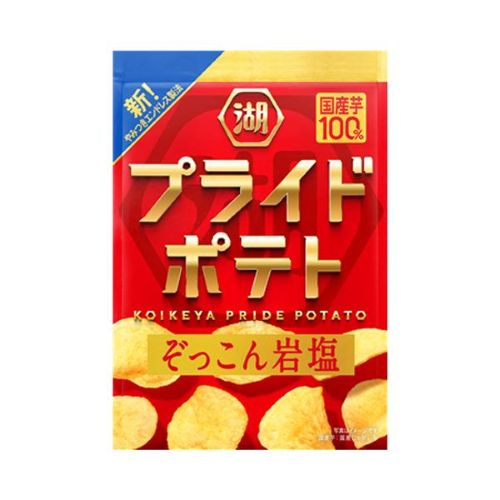 湖池屋 プライドポテトぞっこん岩塩 ５５ｇ