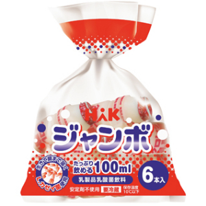 クロレラ食品ハック 乳酸菌飲料　ジャンボ １００ｍｌ&times;６