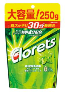 モンデリーズ クロレッツオリジナルパウチ ２５０ｇ