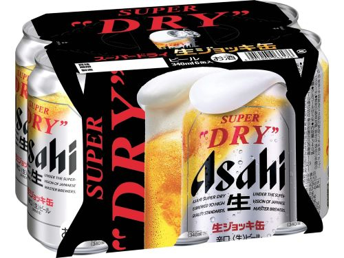 アサヒビール スーパードライ　生ジョッキ缶 ３４０ｍｌ&times;６