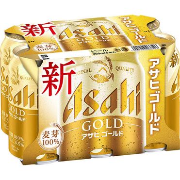 アサヒビール アサヒゴールド ３５０ｍｌｘ６