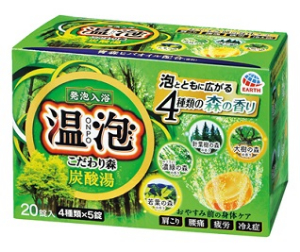 アース製薬 温包こだわり森炭酸湯 ２０錠
