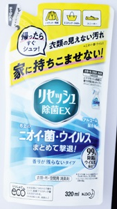 花王 リセッシュ　除菌ＥＸ　香り残らない　詰め替え ３２０ｍｌ