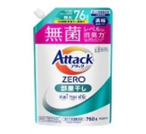 花王　アタックＺＥＲＯ部屋干し替 ７６０ｇ
