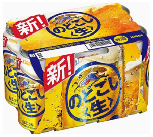 キリン のどごし生（６缶パック） ３５０ｍｌ&times;６商品は４点ご注文でケースにてお届