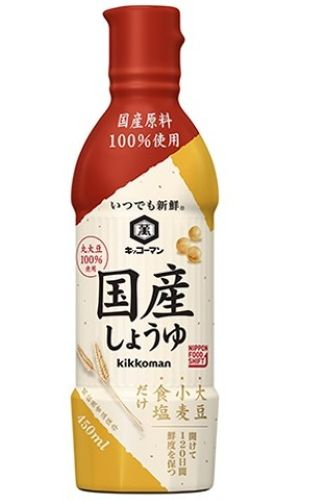 キッコーマン　国産しょうゆ ４５０ｍｌ