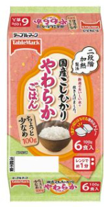テーブルマーク ＴＭ　やわらかごはん小盛分割６食 ６００ｇ
