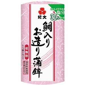 紀文 鯛入りお造り蒲鉾　紅 １３０ｇ