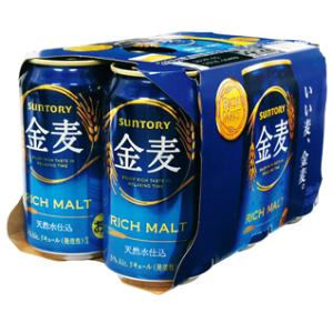 サントリー 金麦（６缶パック） ３５０ｍｌ&times;６商品は４点ご注文でケースにてお届け