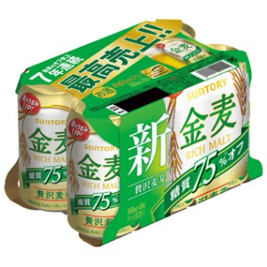 サントリー 金麦　オフ（６缶パック） ３５０ｍｌ&times;６商品は４点ご注文でケースにてお届け