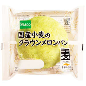 パスコ 国産小麦のクラウンメロンパン １コ
