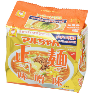 東洋水産 マルちゃん正麺　味噌味 ５食パック