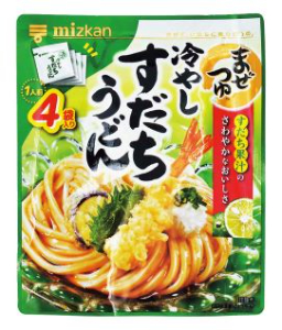 ミツカン まぜつゆ冷やしすだちうどん ４袋入り