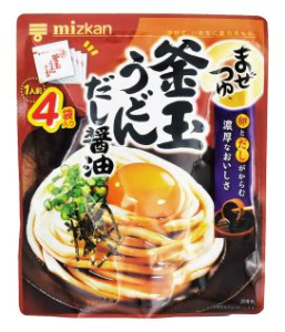 ミツカン まぜつゆ釜玉うどんだし醤油 ４袋入り