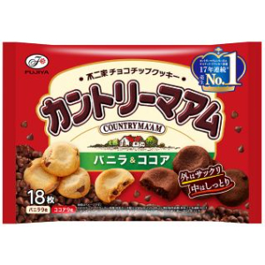 不二家　カントリーマアム　バニラ＆ココア １８枚入り