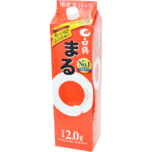 白鶴酒造 白鶴　　サケパックまる ２，０００ｍｌ