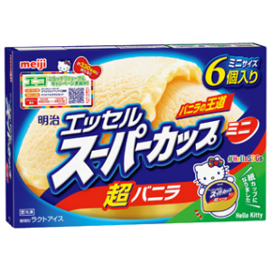 明治 エッセルスーパーカップミニ超バニラ ８０ｍｌｘ６