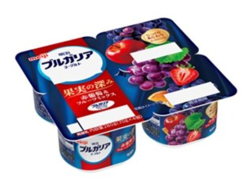 明治乳業 ブルガリアＹＯ果実の深み赤葡萄 ７０ｇｘ４