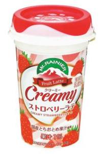 森永乳業 マウントレーニア　クリーミーストロベリーラテ ２４０ｍｌ