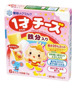 雪印メグミルク １才からのチーズ鉄分入り ７２ｇ