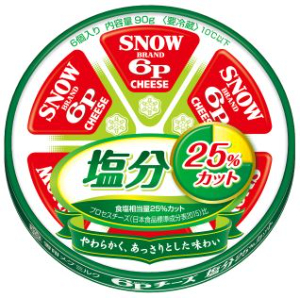 雪印メグミルク ６Ｐ　塩分２５％カット ９０ｇｈ