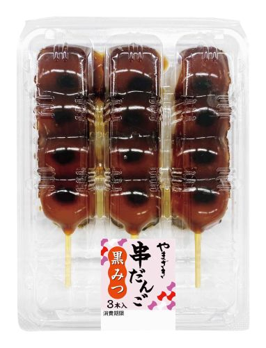 ヤマザキ 串団子　黒みつ ３本入