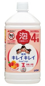ライオン キレイキレイ泡ＨＳフルーツ詰替 ８００ｍｌ