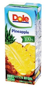 雪印メグミルク ＤＯＬＥ　パイナップル　１００％ ２００ｍｌ