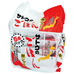 サトウ食品 サトウのごはん　銀シャリ ２００ｇ&times;５